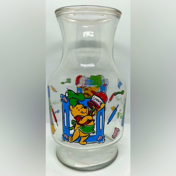 Anchor Hocking Disney Winnie The Pooh Juice Carafe, EUC. - Picture 1 of 6